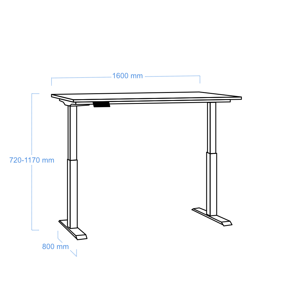 DESK PRO 160/80 UP